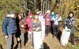 Учащиеся СШ 2 в акции Чистый лес